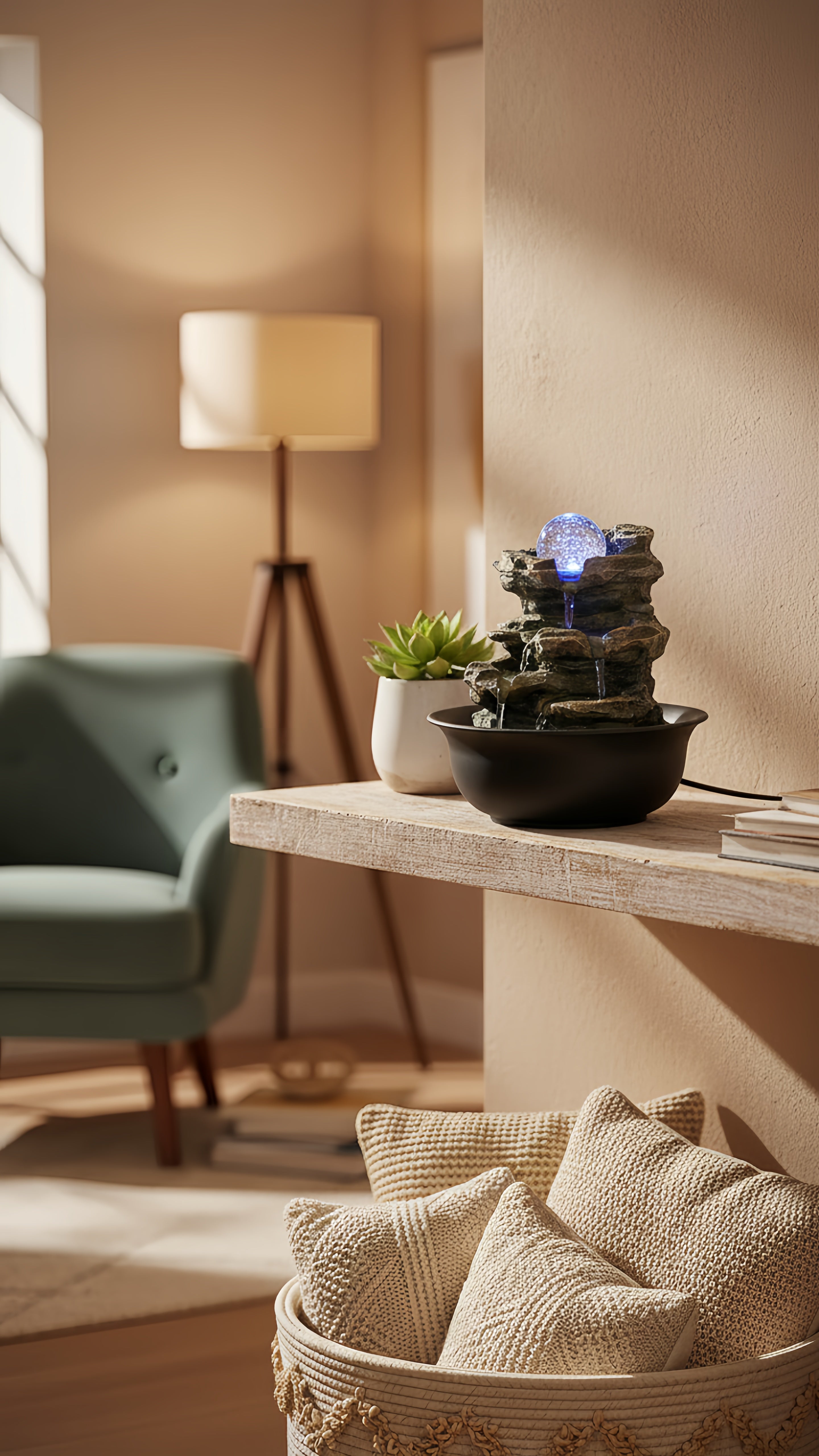 Fontaine Sérénité : Votre Havre de Paix Lumineux