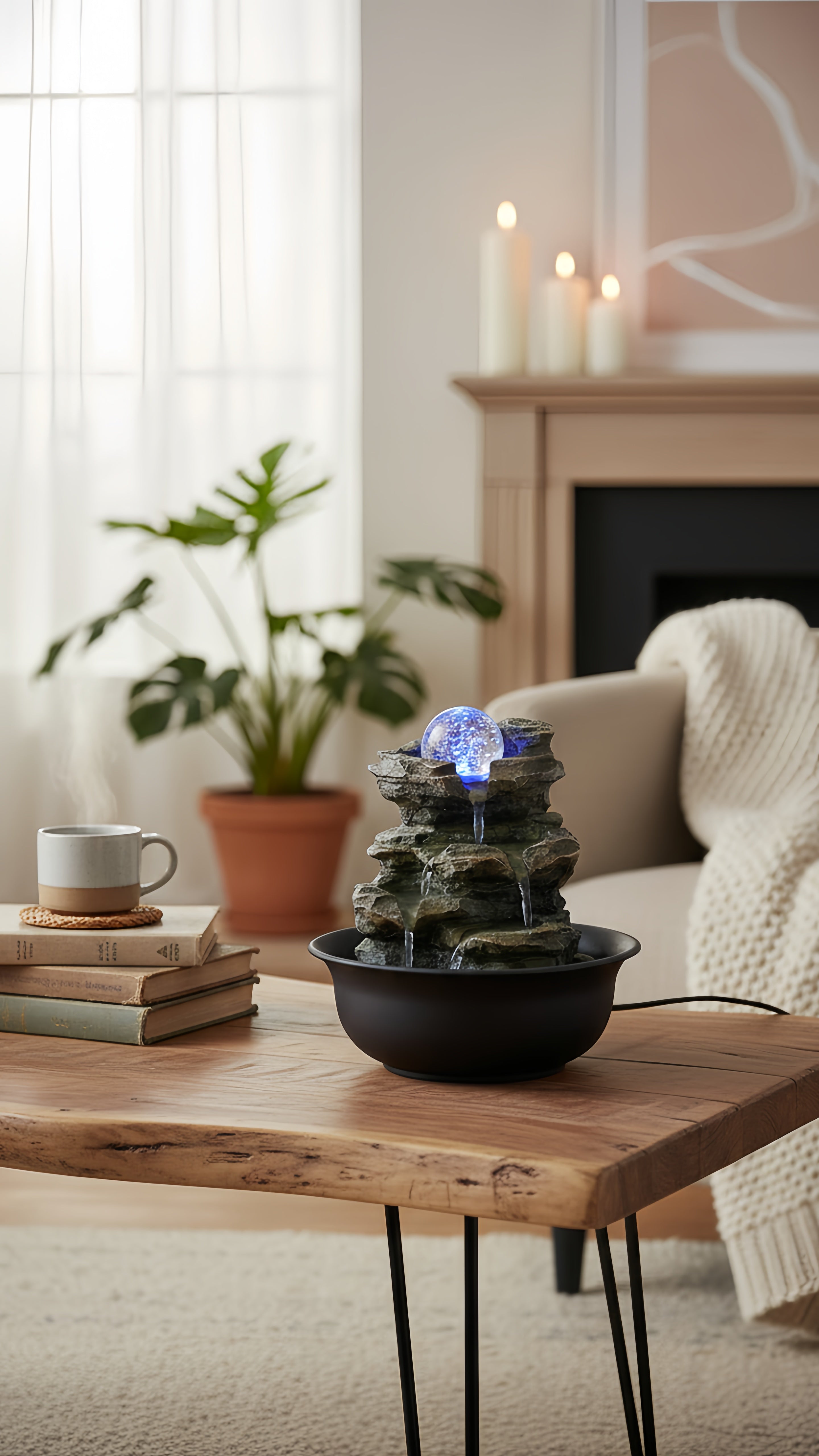 Fontaine Sérénité : Votre Havre de Paix Lumineux
