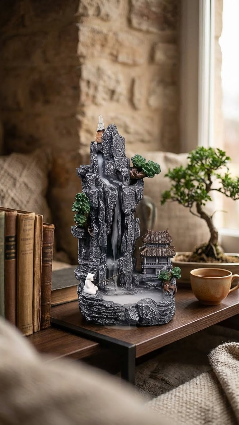 Brûleur d'Encens Zen : Le Rituel de la Cascade Sereine