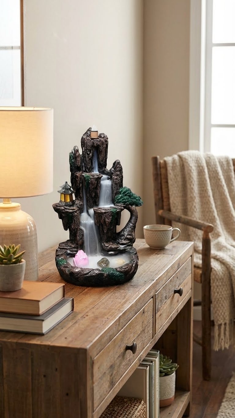 Brûleur d'Encens Cascade - Votre Sanctuaire de Sérénité