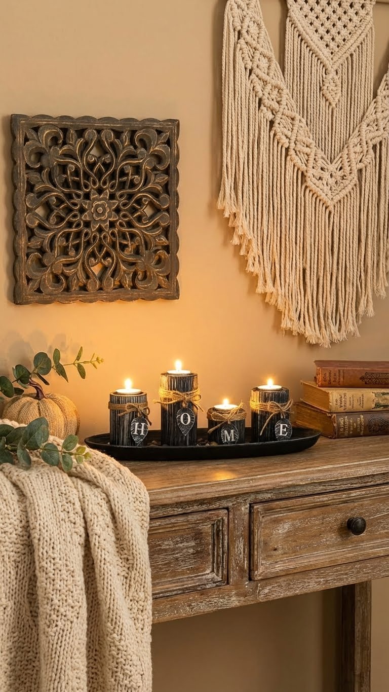 Bougeoirs Rétro - Créez une ambiance chaleureuse et un refuge douillet