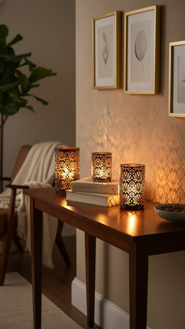 Supports bougies 'Éclat Floral' : L'élégance européenne pour des soirées inoubliables